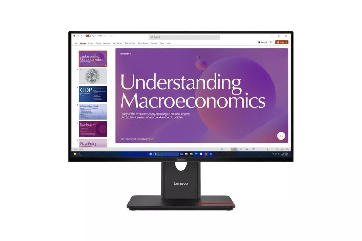 Monitor Lenovo ThinkVision T24D-40 23,8" FullHD 120Hz IPS USB-C Altura Ajustable