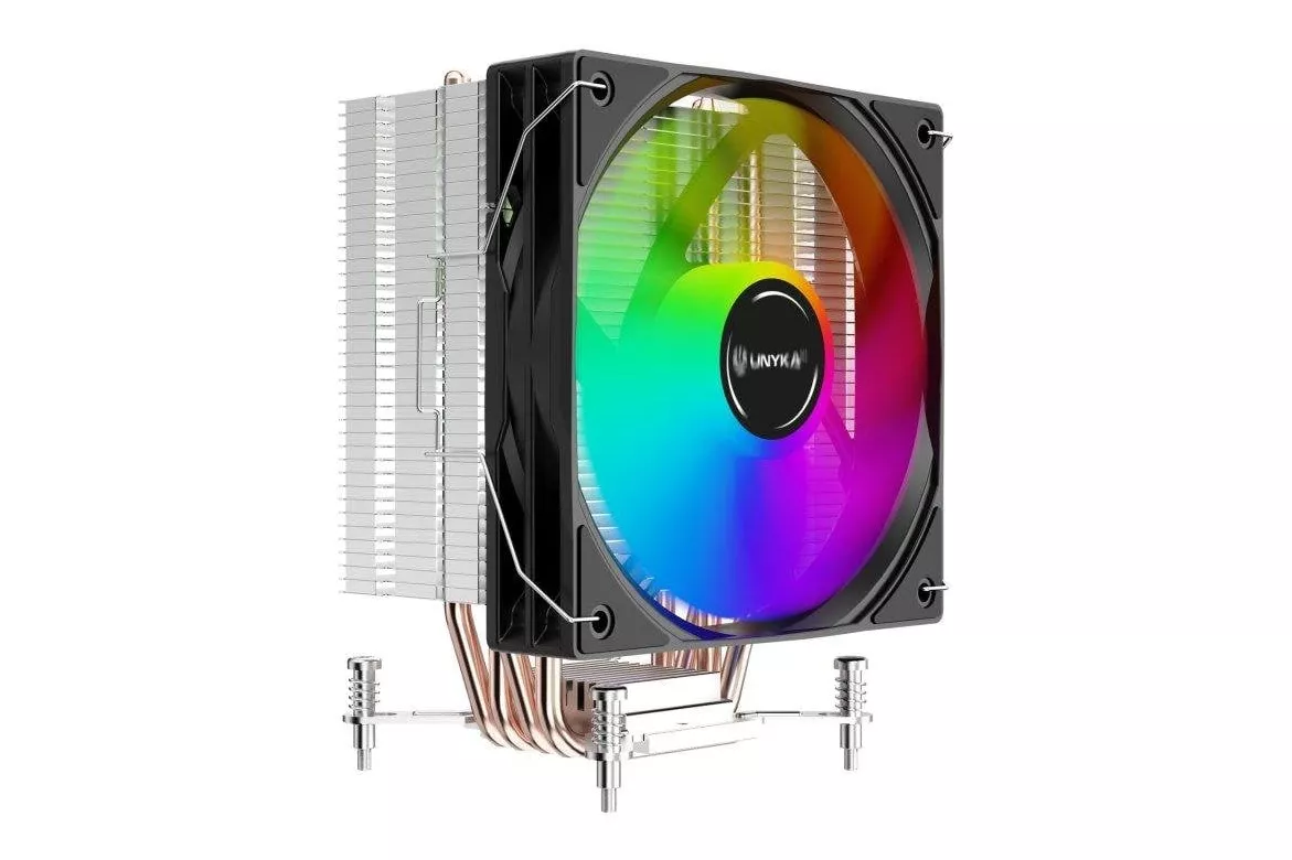 Refrigeraci&oacute;n Aire UNYKAch Socket Intel/AMD 120mm UNYCOOL H41 ARGB Iluminaci&oacute;n ARGB