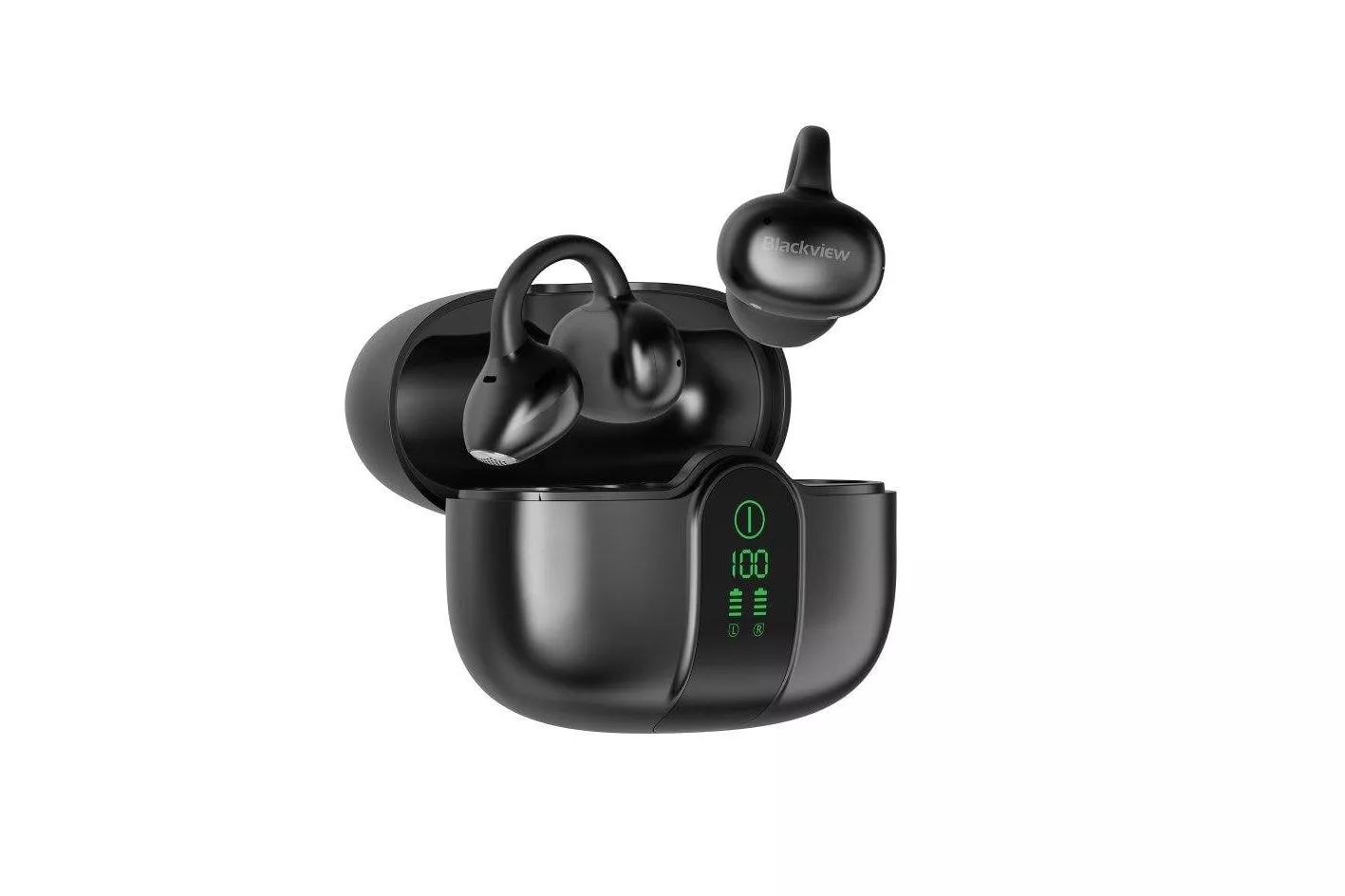 Auriculares Blackview AirBuds 15 inal&aacute;mbricos Bluetooth con Cancelaci&oacute;n de Ruido ENC, micr&oacute;fono dual y resistencia IPX5 negros