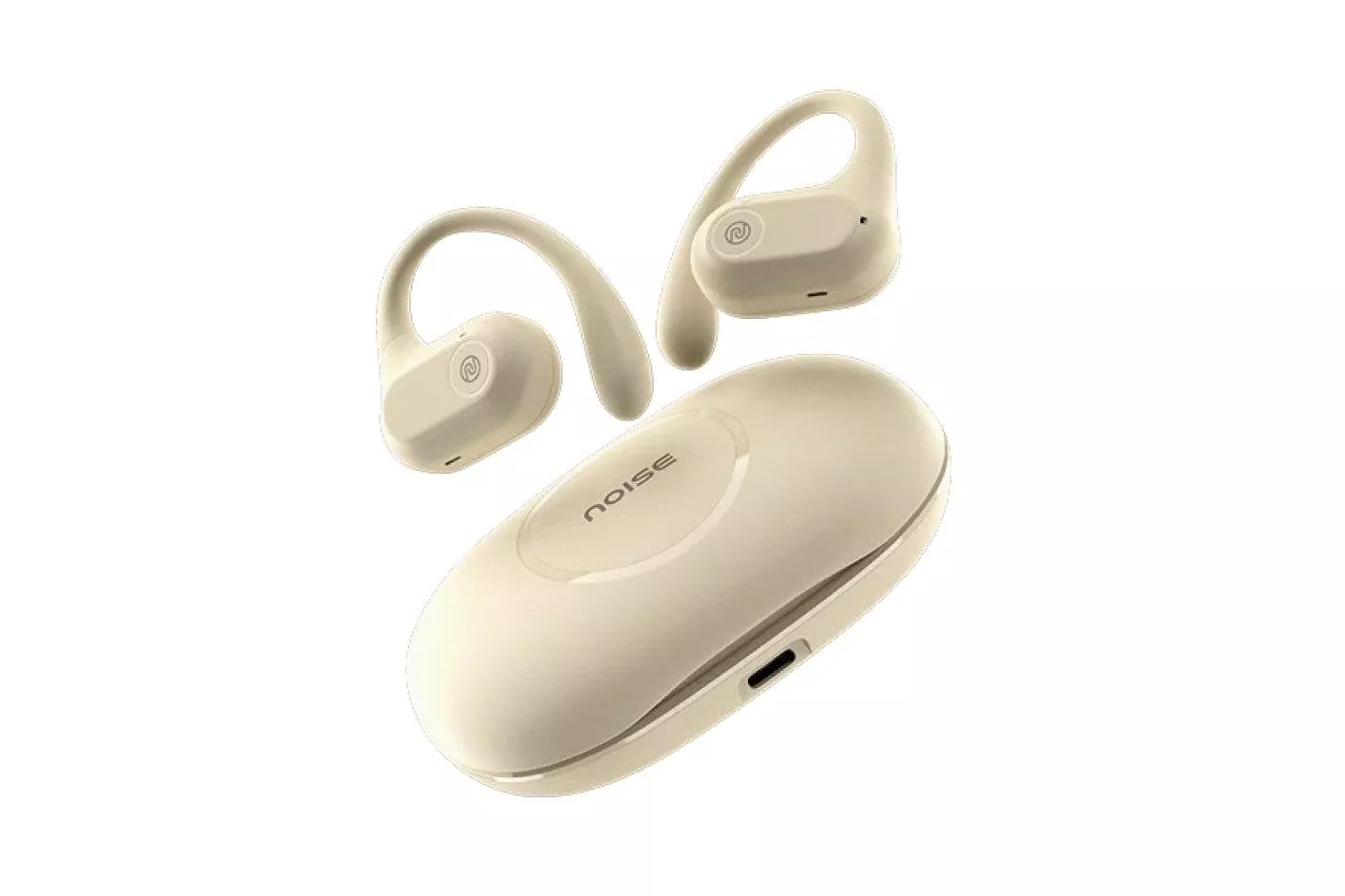 Auriculares Noise Pure Pods inal&aacute;mbricos Bluetooth con micr&oacute;fono y control t&aacute;ctil Zen Beige