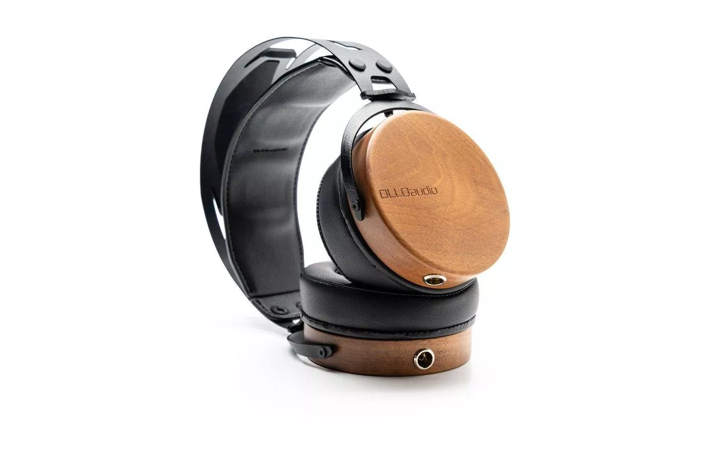 Auriculares OLLO R1 con cable Minijack para estudio, aislamiento superior, over-ear, marr&oacute;n y negro