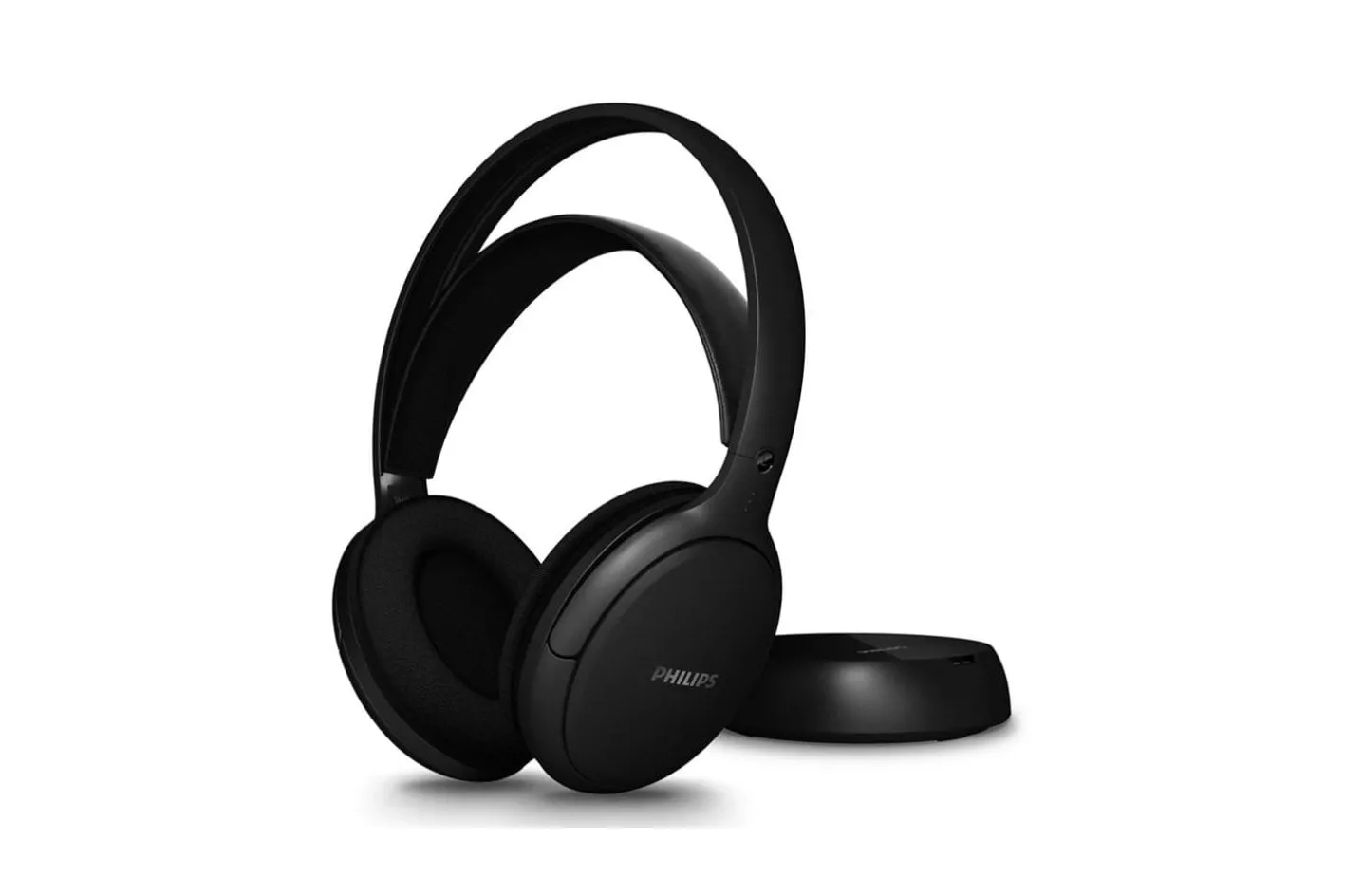 Auriculares Philips SHC5200M2/12 inal&aacute;mbricos RF para TV con micr&oacute;fono y cancelaci&oacute;n de ruido negros