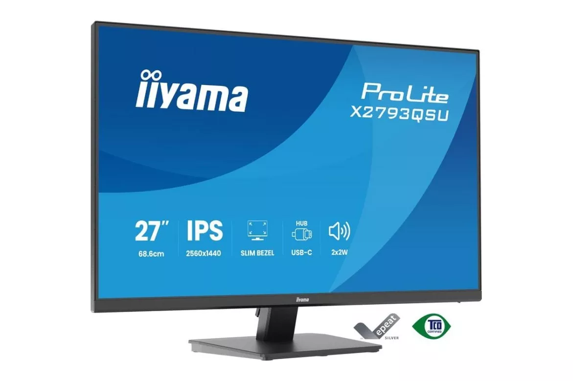 Monitor iiyama ProLite X2793QSU-B1 27" Quad HD 75Hz IPS 1ms Altavoces USB