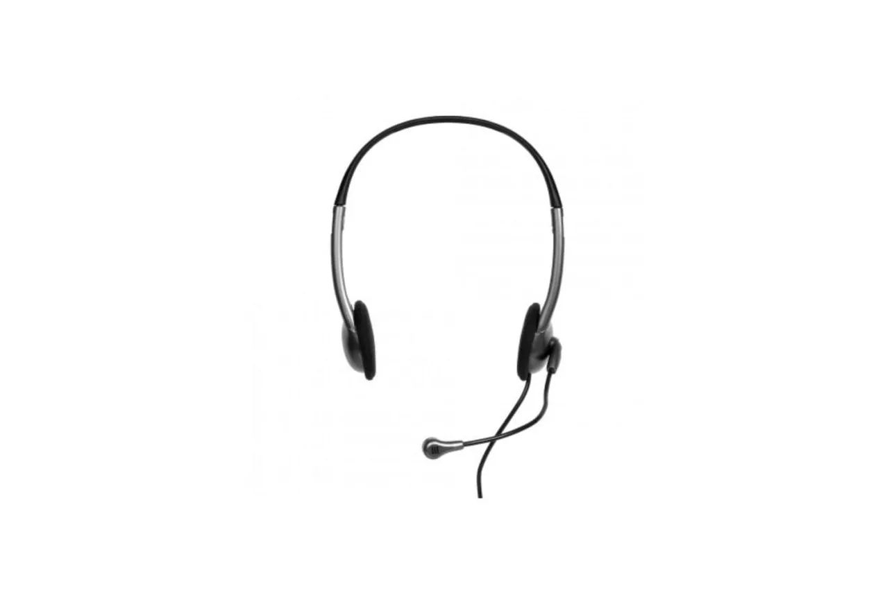 Auriculares Port Designs 901603 con cable Jack 3,5 mm para oficina y llamadas en negro