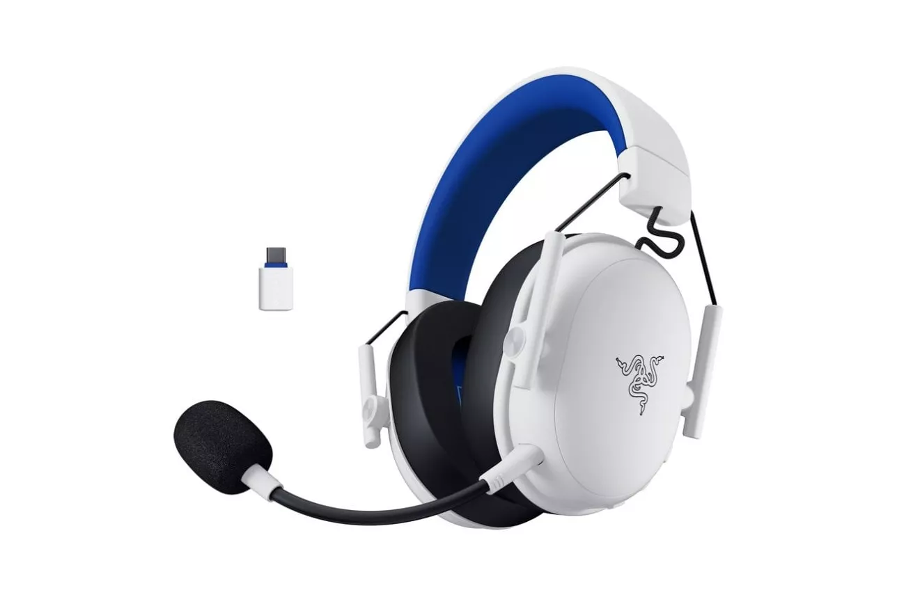 Auriculares Razer BlackShark V3 X HyperSpeed for PlayStation inal&aacute;mbricos gaming sonido 7.1 blancos