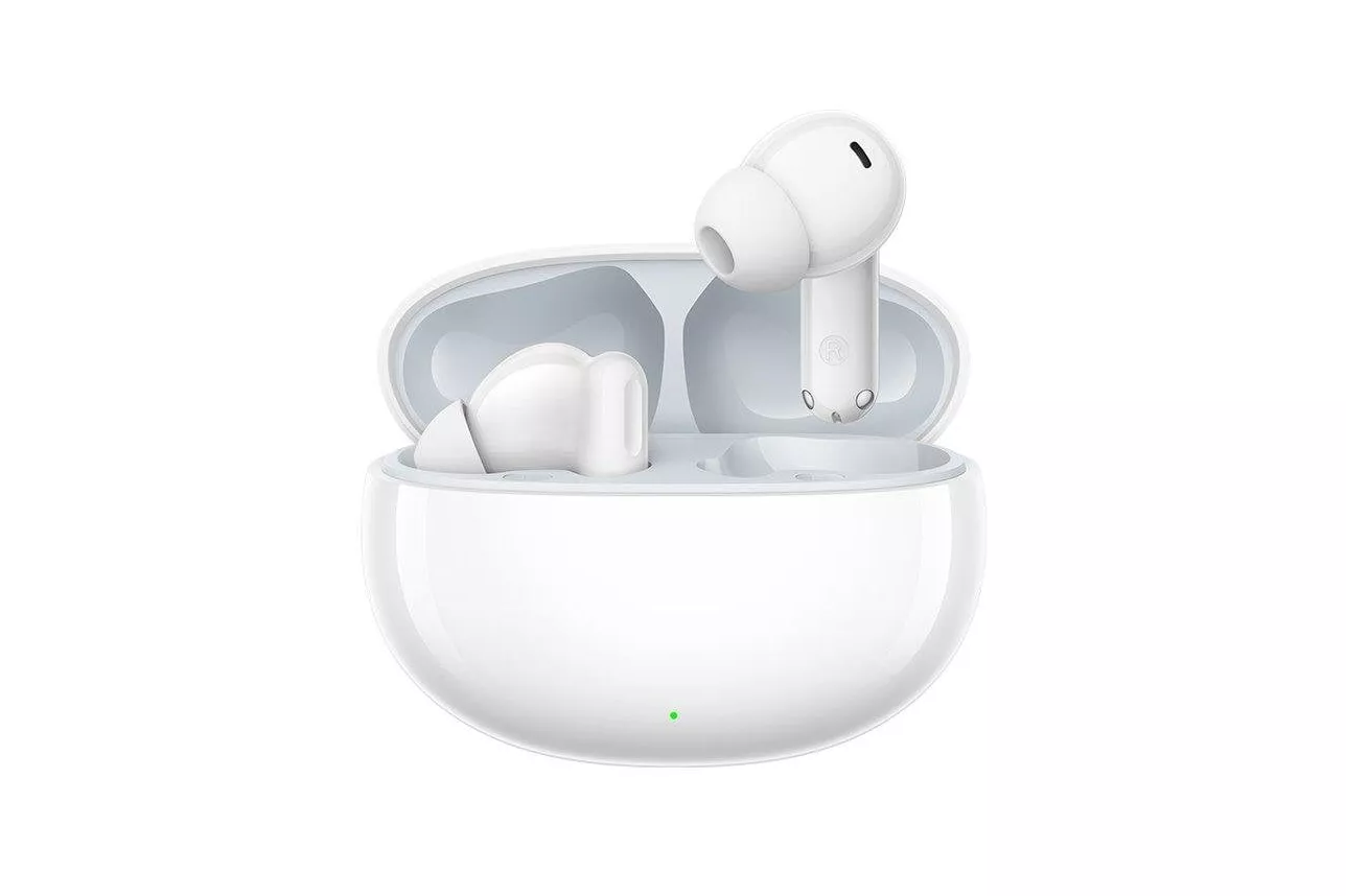 Auriculares Realme TechLife Buds inal&aacute;mbricos Bluetooth con Cancelaci&oacute;n de Ruido IA, bater&iacute;a 36 h, blancos