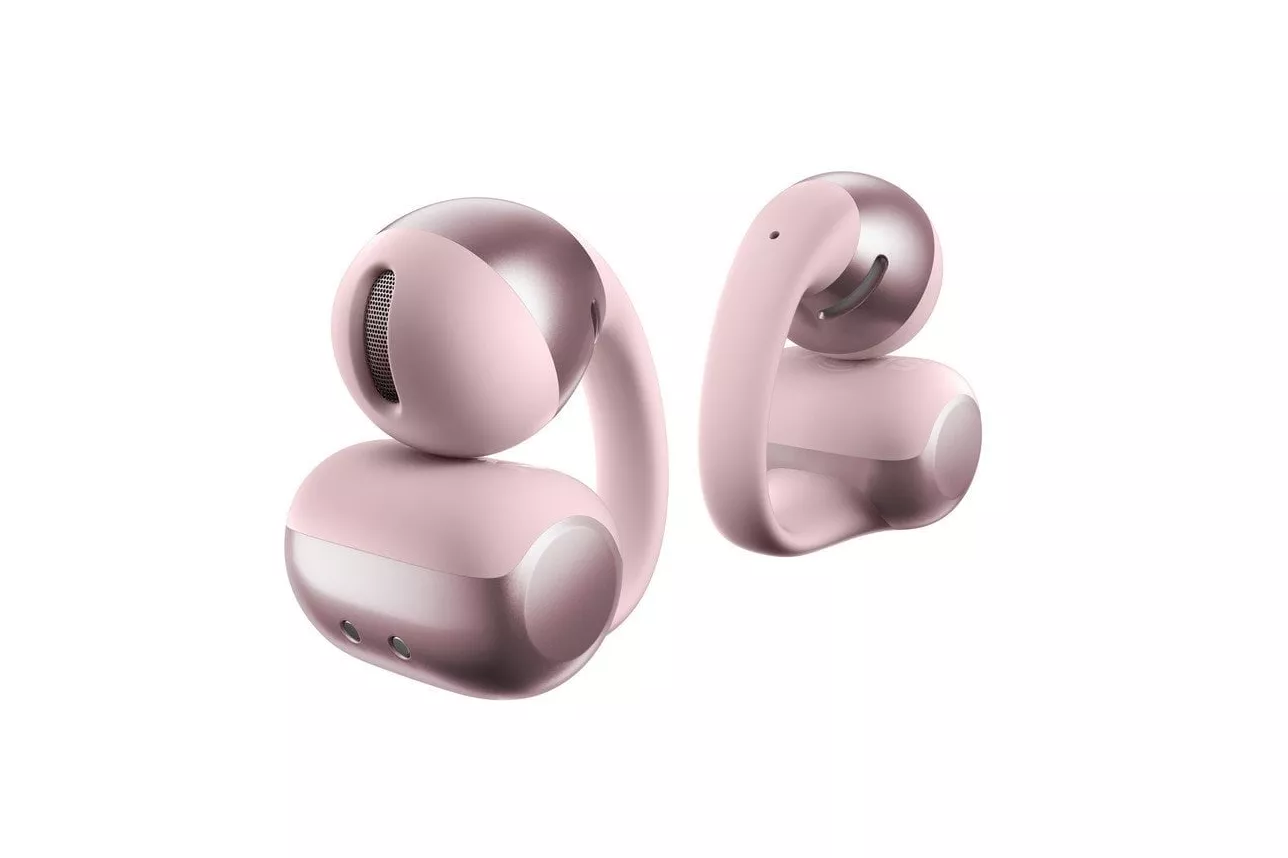 Auriculares Shokz OpenDots ONE inal&aacute;mbricos Bluetooth uso diario y deporte IP54 rosa