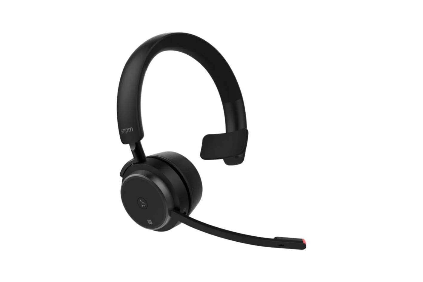 Auriculares Snom A350M inal&aacute;mbricos Bluetooth con cancelaci&oacute;n de ruido, micr&oacute;fono boom y USB-C, negros