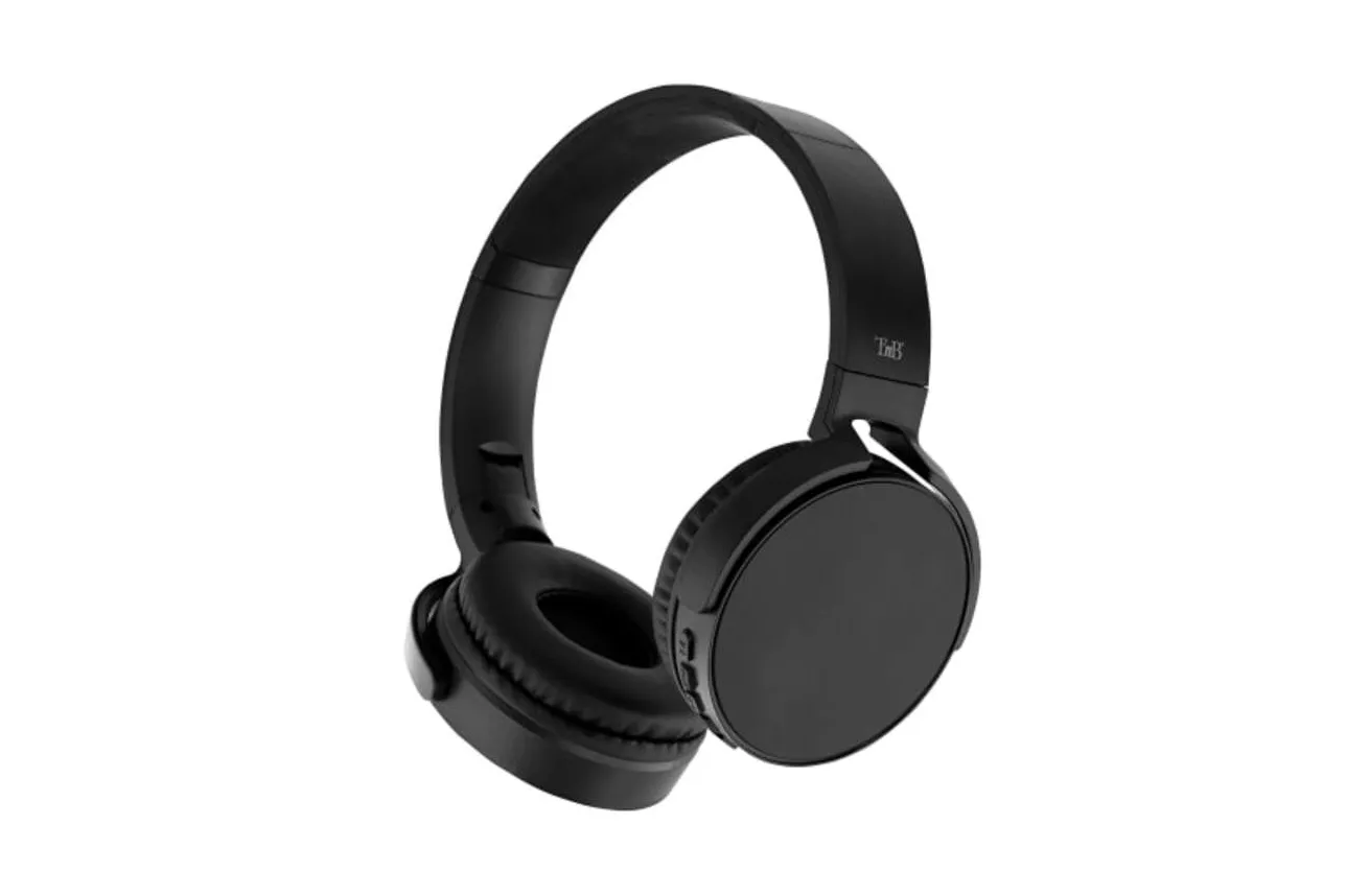 Auriculares TNB Single 2 inal&aacute;mbricos Bluetooth con micr&oacute;fono, lector SD y conexi&oacute;n USB-C, color negro