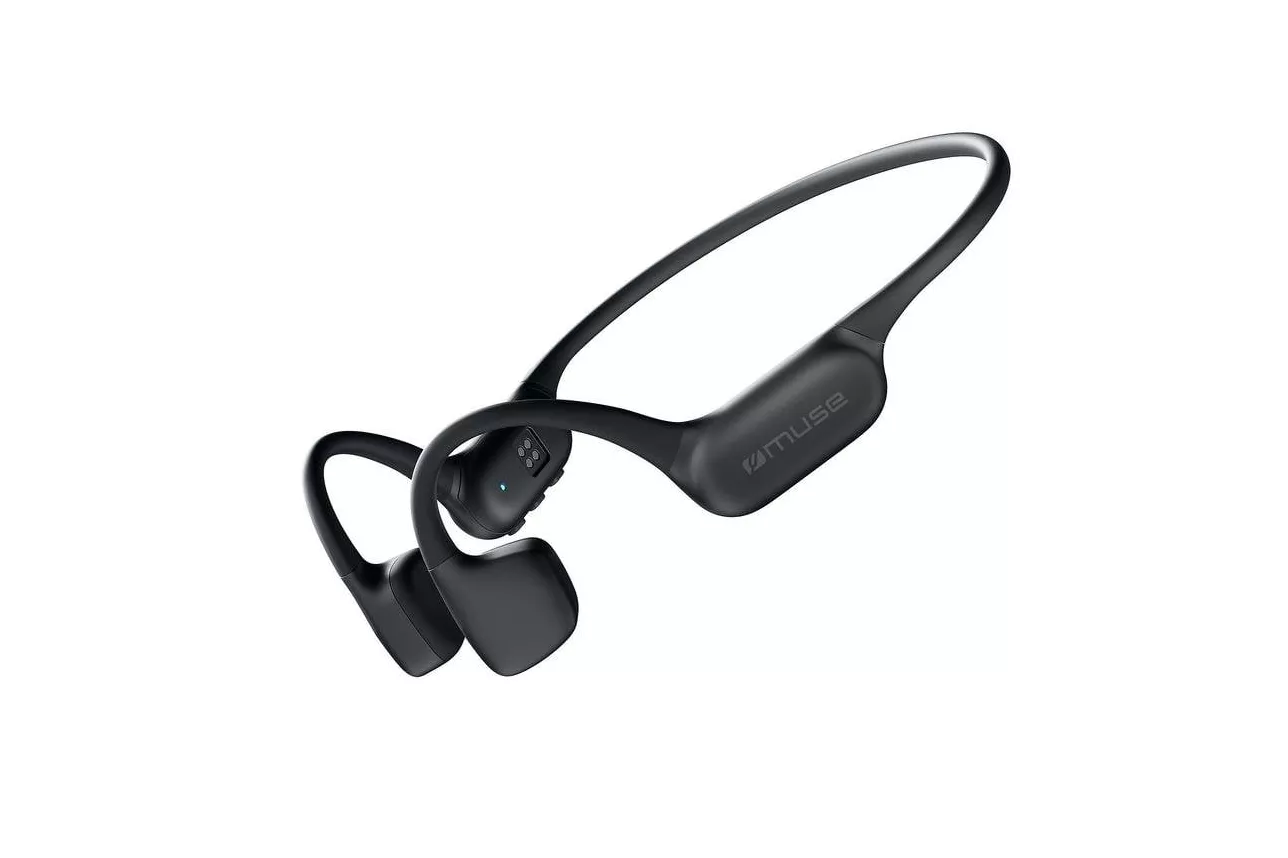 Auriculares Muse M-238 BC inal&aacute;mbricos Bluetooth para deporte con protecci&oacute;n IPX8 y reproductor MP3 negros