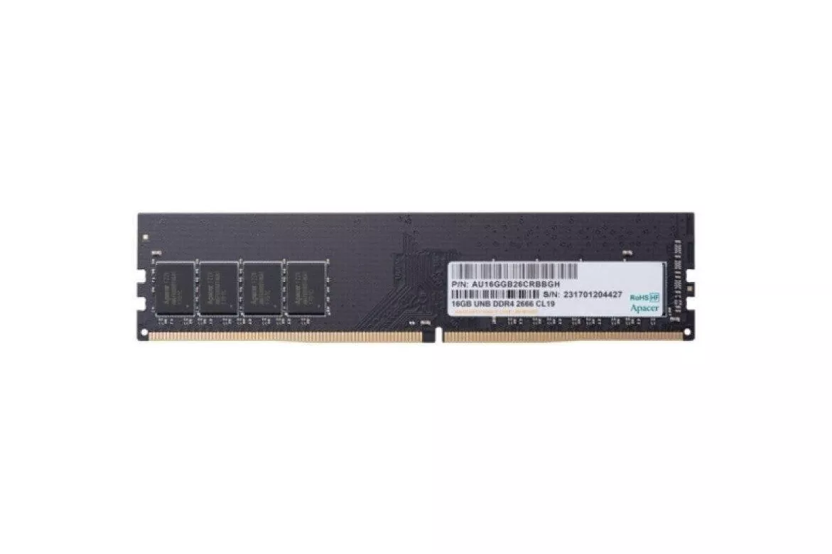 Memoria RAM Apacer EL.16G2V.GNH 16GB 1x16GB DDR4 2666MHz CL19 DIMM