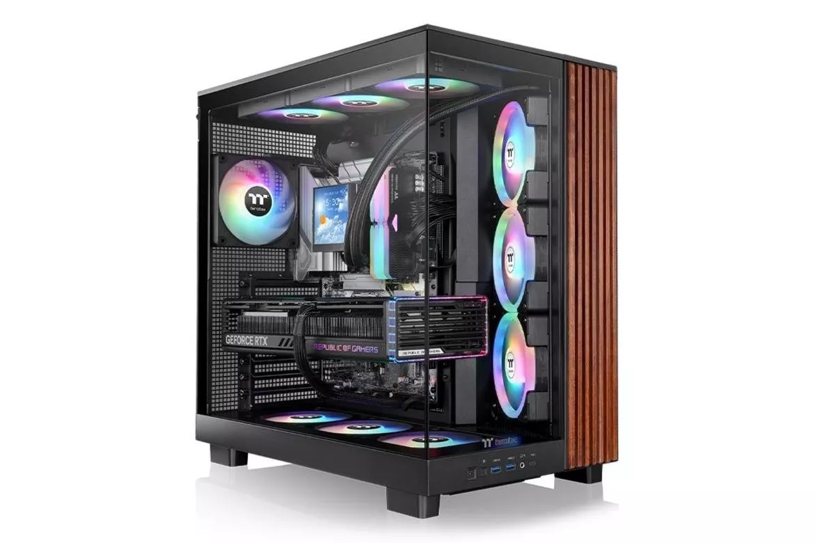 Torre PC Torre ATX Thermaltake View 380 XL WS ARGB doble c&aacute;mara vidrio templado RGB