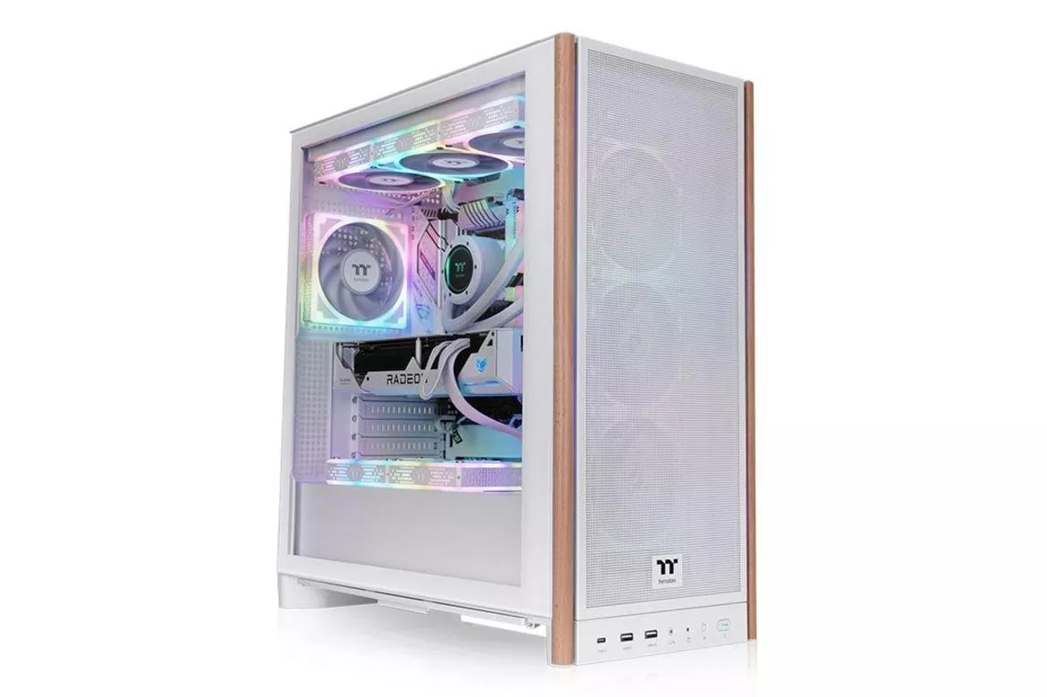 Torre PC Torre ATX Thermaltake S370 WS Snow Blanco Vidrio Templado Gaming