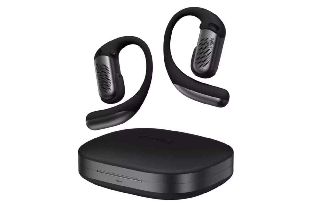 Auriculares Shokz OpenFit Pro inal&aacute;mbricos Bluetooth con Cancelaci&oacute;n de Ruido, Micr&oacute;fono y sonido Dolby Atmos, color negro