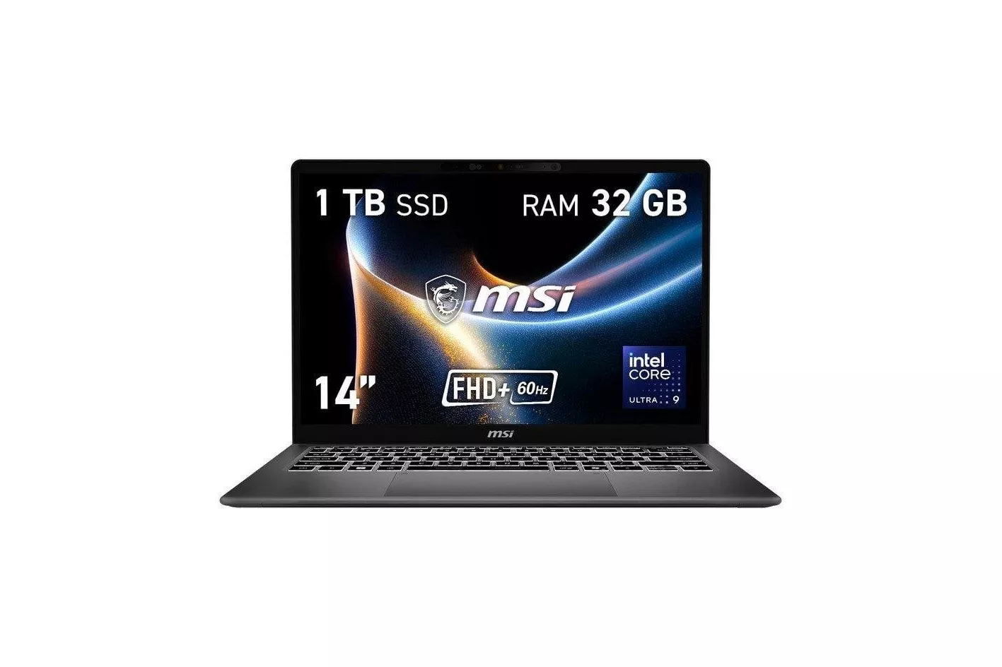 Port&aacute;til MSI Prestige 14 AI+ D3MG-005ES 14" Intel Core Ultra 9 386H 32GB 1TB SSD Gr&aacute;ficos Intel UMA Windows 11 Home
