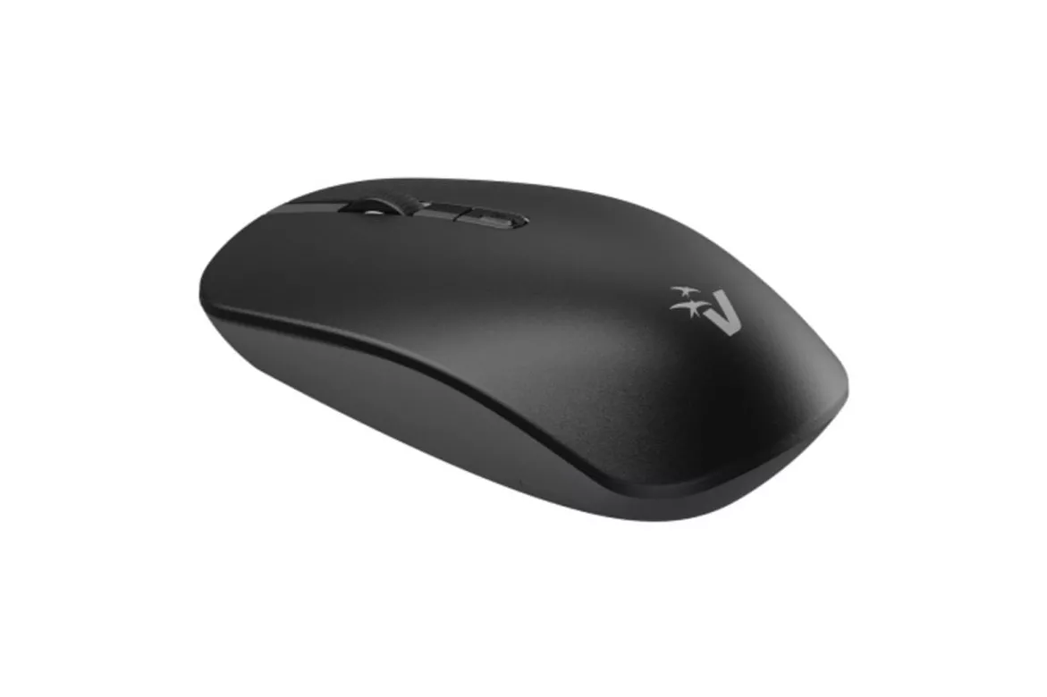 Rat&oacute;n Vultech MW-10N Inal&aacute;mbrico 1600DPI Negro Ambidiestro 4 Botones