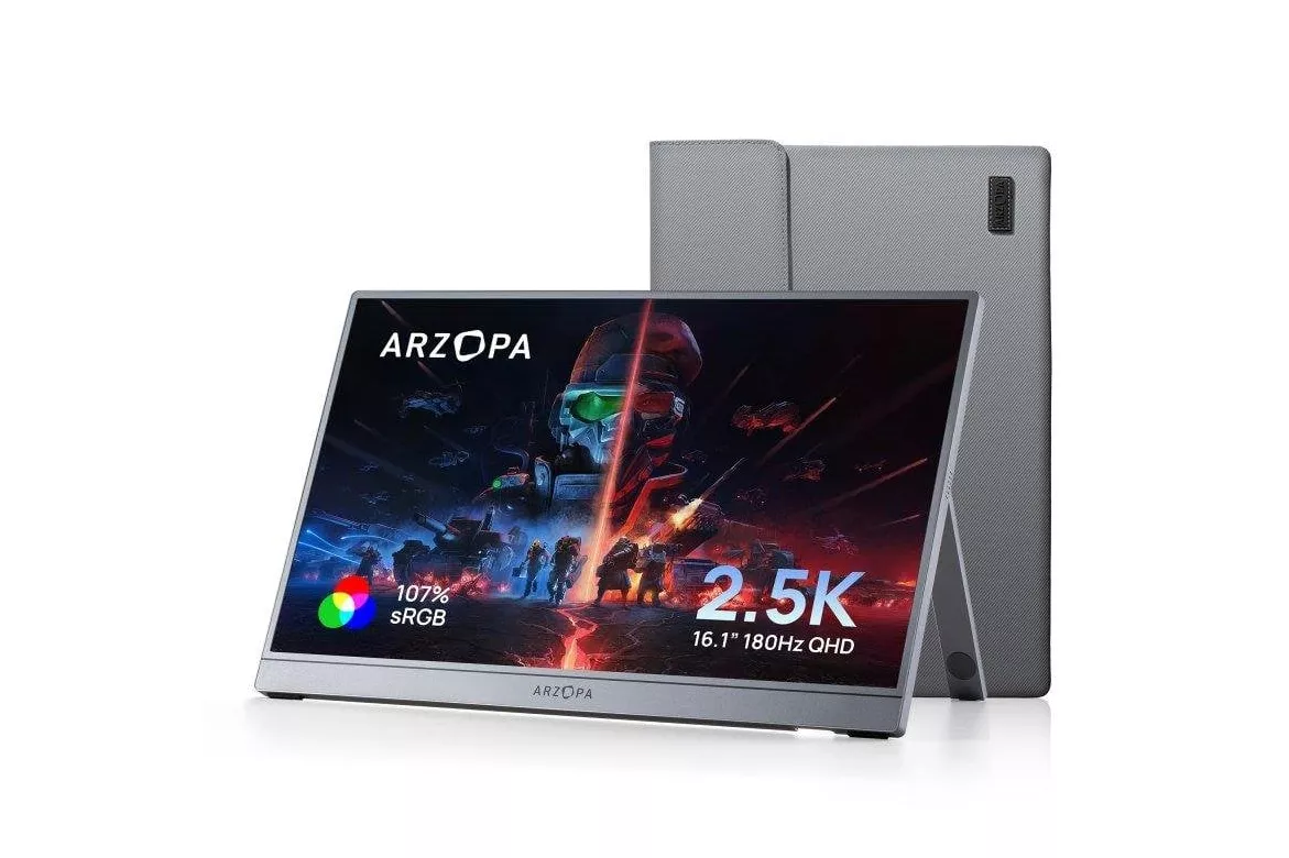 Monitor Arzopa Z3FC 16.1" QHD 180Hz IPS FreeSync HDR10 USB-C Mini HDMI