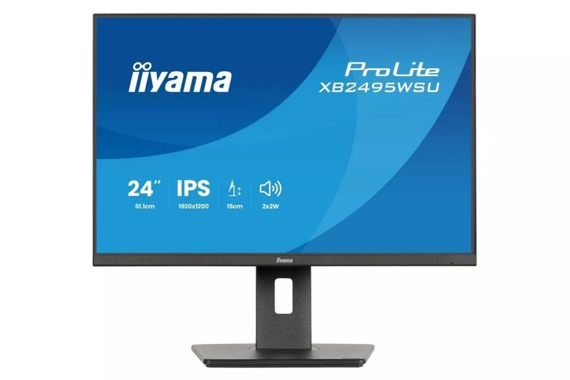 Monitor iiyama ProLite XB2495WSU-B1 24" WUXGA 100Hz IPS Marco Delgado Altura Ajustable USB-C