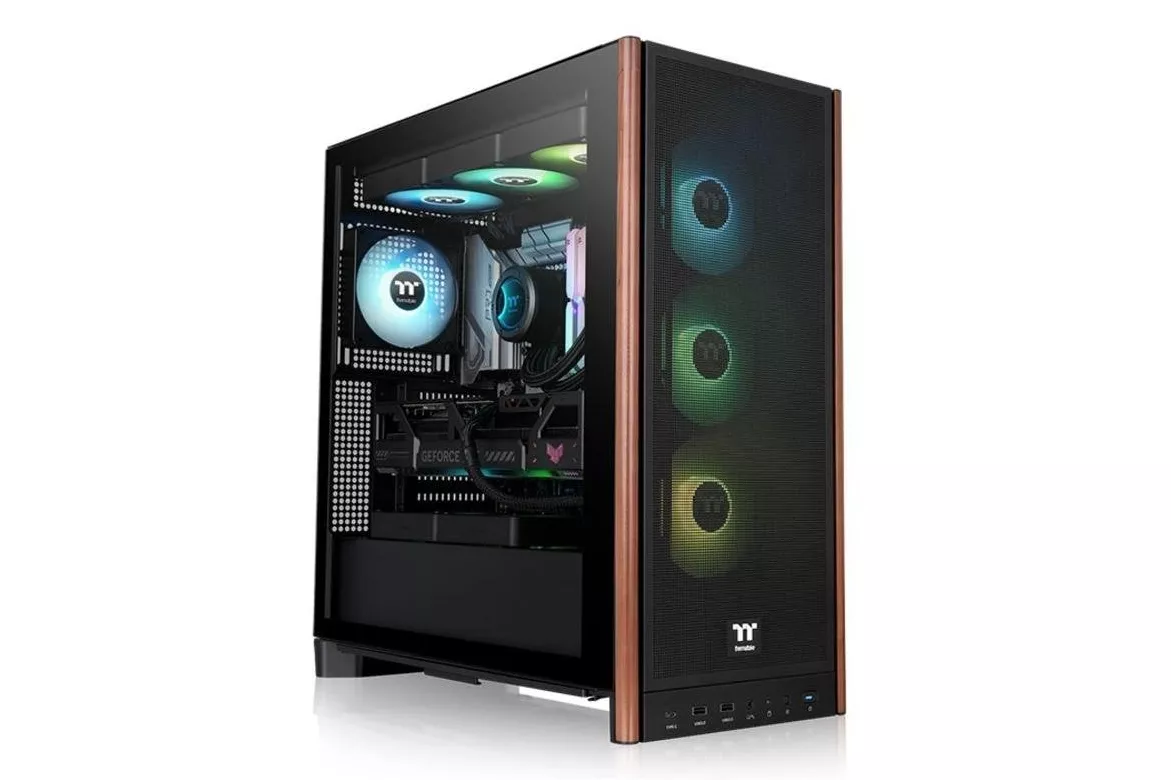 Torre PC Torre ATX Thermaltake S370 WS Negro Vidrio Templado Gaming USB-C