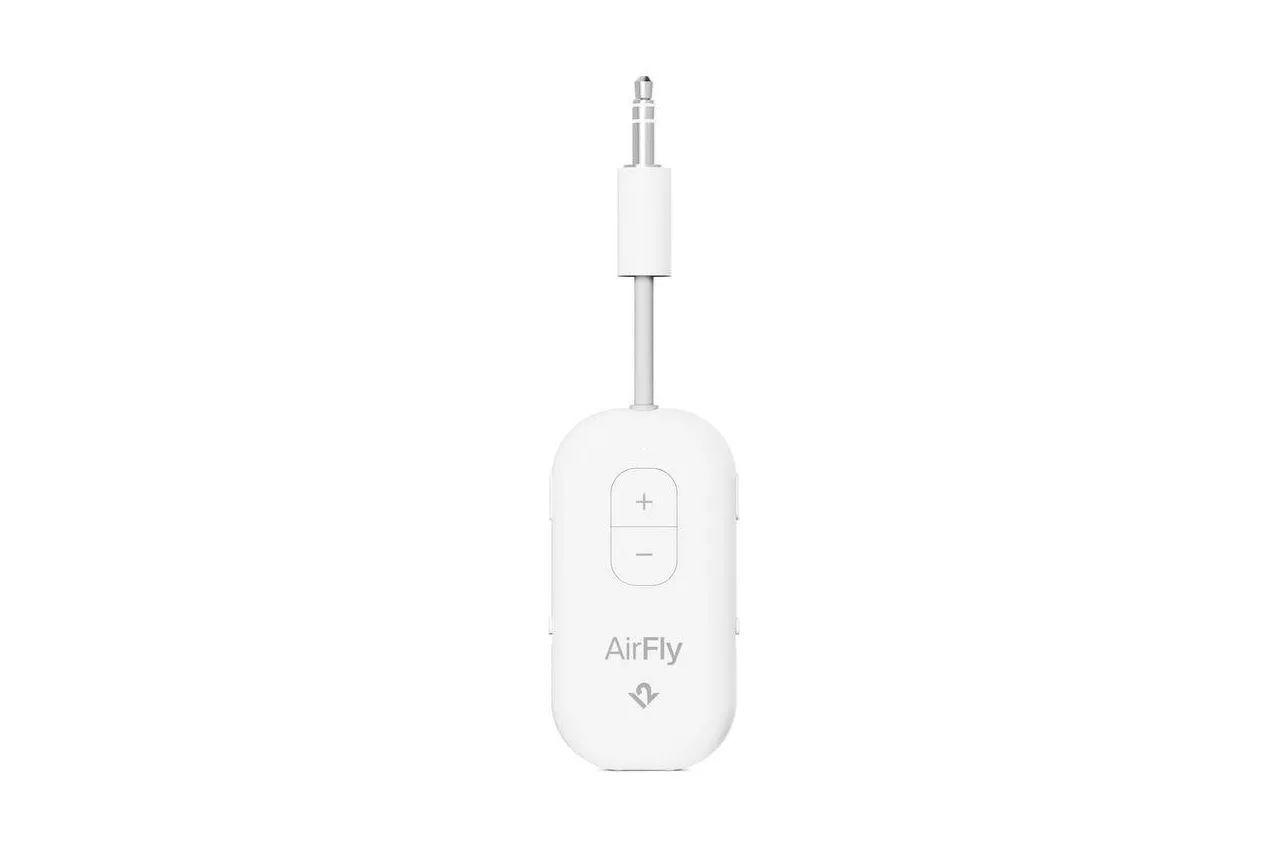 Auriculares Twelve South AirFly Pro 2 inal&aacute;mbricos Bluetooth para transmisi&oacute;n universal blancos