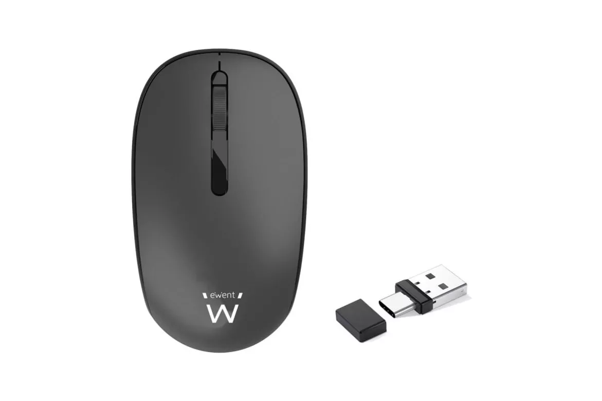 Ewent EW3206 - Rat&oacute;n inal&aacute;mbrico Negro