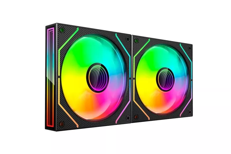 KIT 2xVENTILADOR INTERNO ARGB MARS GAMING MF3DPROX2 NEGRO 120mm ARGB 360&ordm; PWM MF3DPROX2