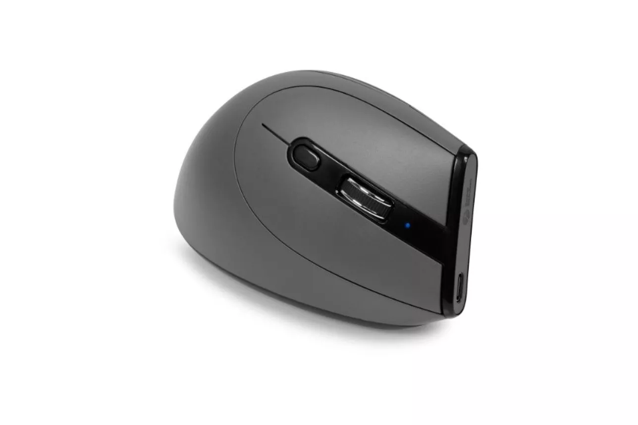 Rat&oacute;n BakkerElkhuizen Grip Pro Inal&aacute;mbrico 2400DPI Gris Negro Amarillo Vertical