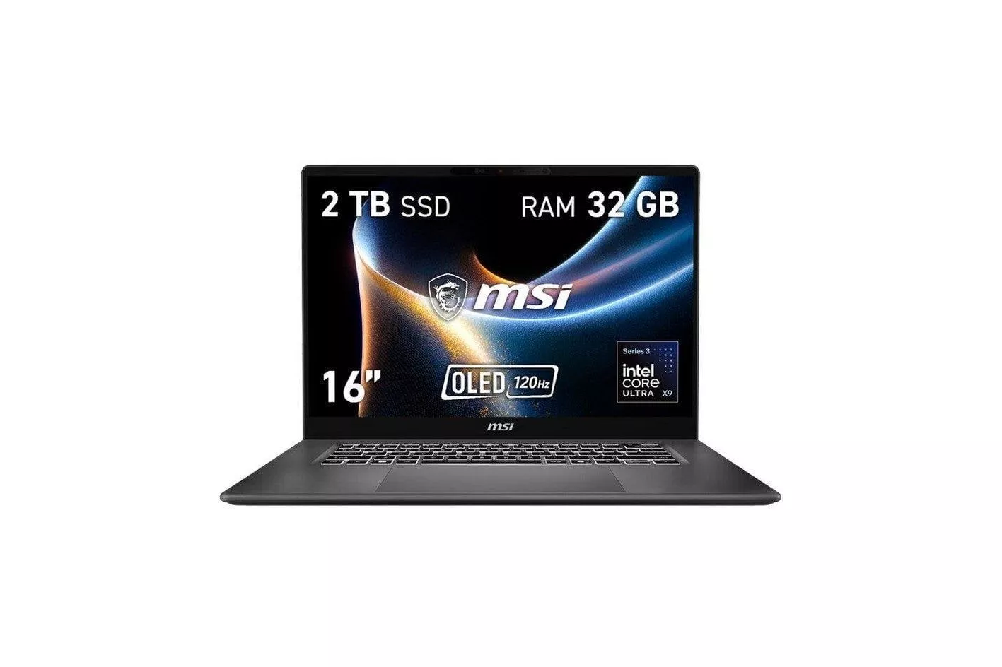 Port&aacute;til MSI Prestige 16 AI+ C3MG-083ES 16" Intel Core Ultra 9 386H 32GB 1TB SSD Gr&aacute;ficos Integrados Windows 11