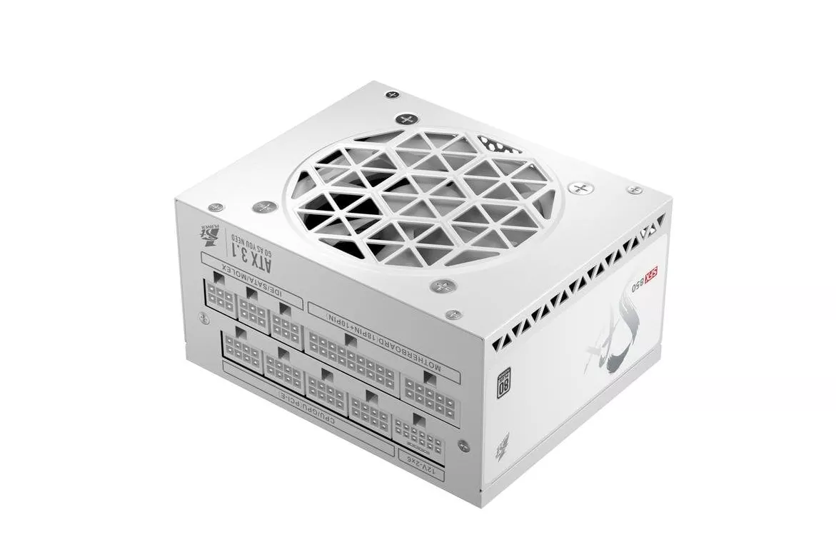 Fuente Alimentaci&oacute;n Fuente de Alimentaci&oacute;n 1stplayer SFX-GLD-850-WH-EU 850W 80 PLUS Gold modular blanca