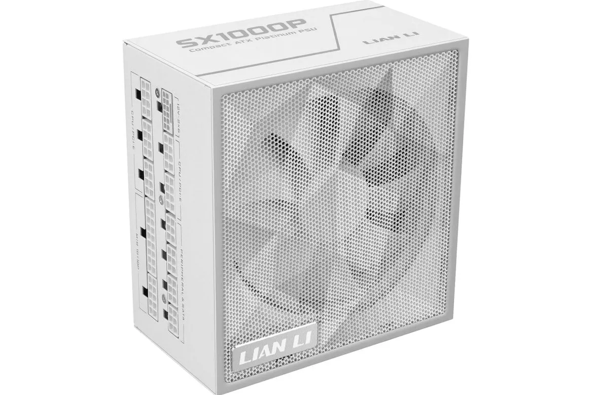 Fuente de Alimentaci&oacute;n Lian Li SX Platinum 1000W 80 PLUS Platinum Modular ATX 3.1 Silencioso Blanca