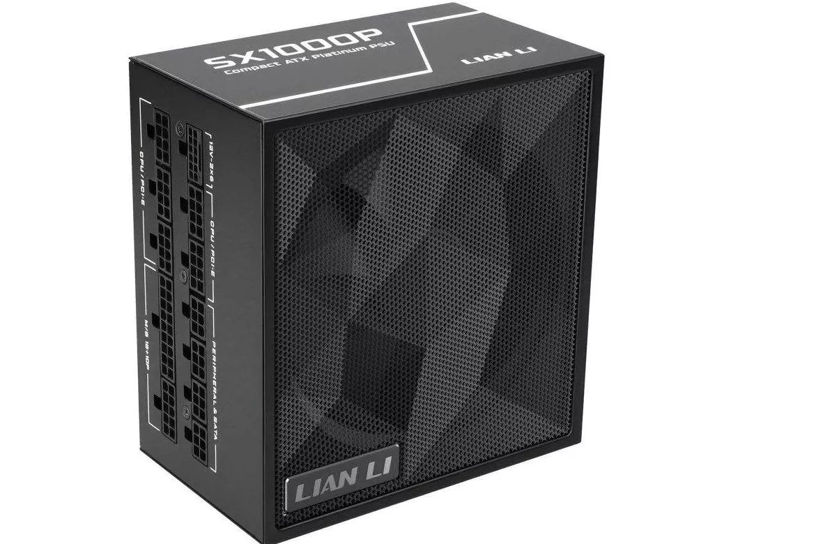 Fuente de Alimentaci&oacute;n Lian Li SX Platinum 1000W 80 PLUS Platinum modular ATX 3.1 ventilador silencioso