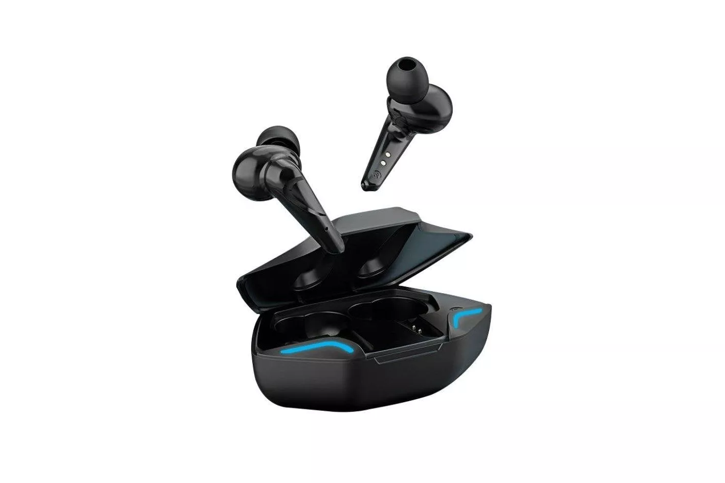 Auriculares GTmedia Rhoid TWS MT3607 inal&aacute;mbricos Bluetooth para gaming con micr&oacute;fono integrados negros