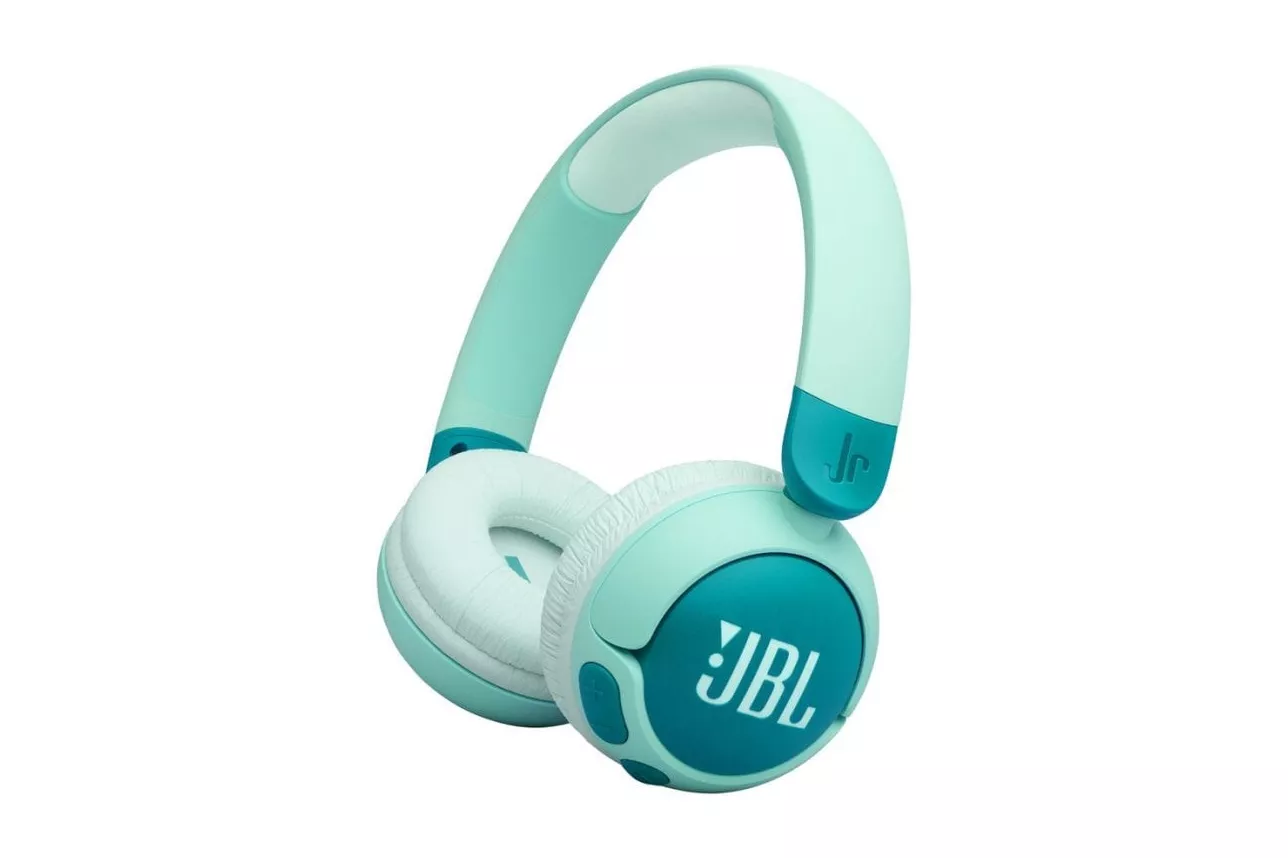 Auriculares JBL Junior 320BT inal&aacute;mbricos Bluetooth para ni&ntilde;os con micr&oacute;fono y control parental verdes