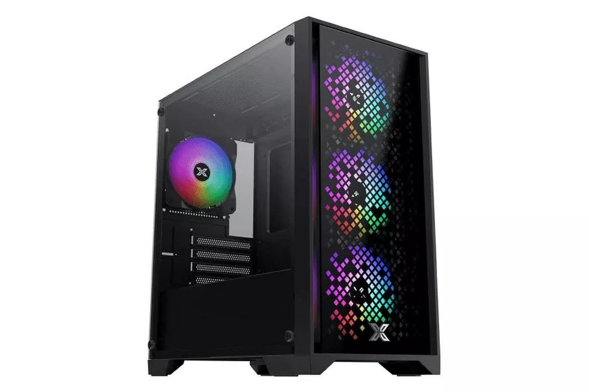 Torre PC Torre Xigmatek NYX II minitorre cristal templado 4 ventiladores RGB