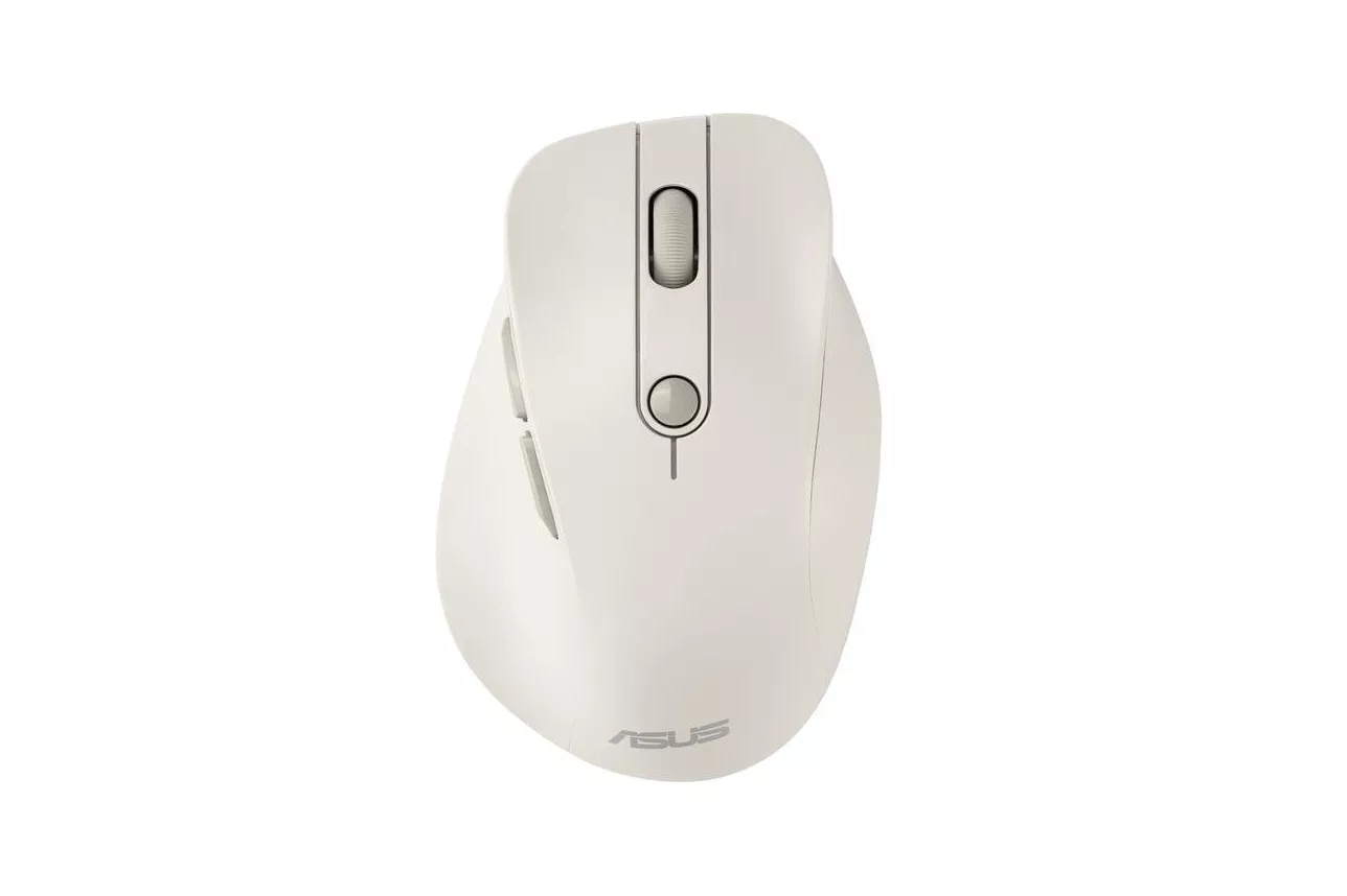 Rat&oacute;n ASUS MD105 inal&aacute;mbrico RF Bluetooth 2400 DPI beige ergon&oacute;mico