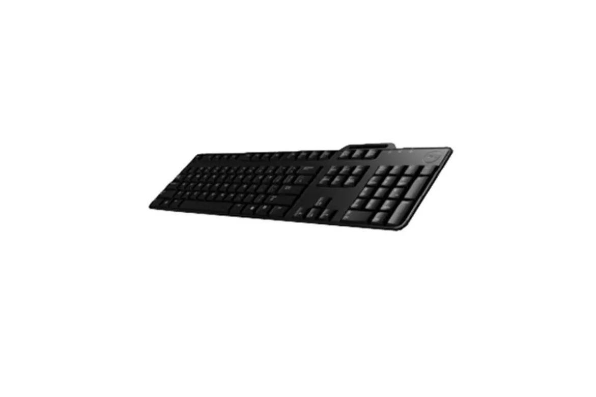 Teclado DELL KB813 mec&aacute;nico con lector de tarjetas inteligentes QWERTY espa&ntilde;ol