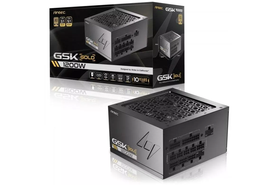 Fuente Alimentaci&oacute;n Fuente de Alimentaci&oacute;n Antec GSK1200 1200W Certificaci&oacute;n 80 PLUS Gold modular PCIe 5.1