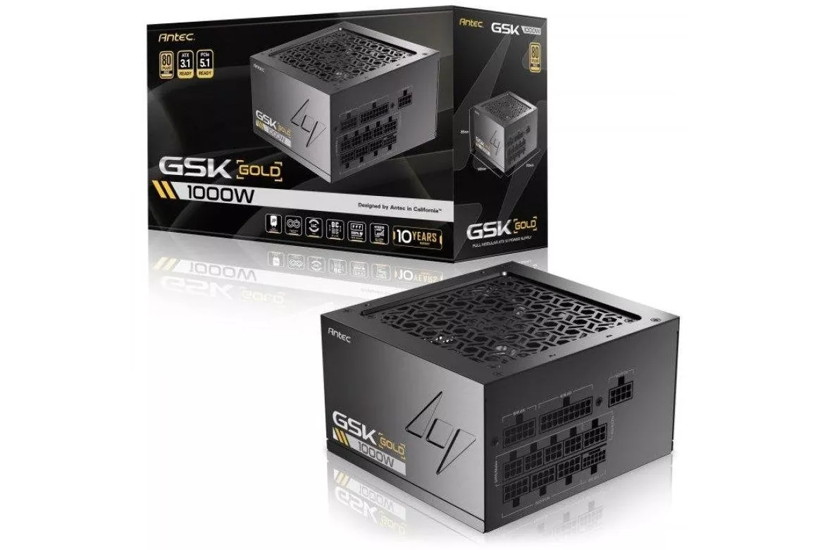 Fuente Alimentaci&oacute;n Fuente de Alimentaci&oacute;n Antec GSK1000 1000W Certificaci&oacute;n 80 PLUS Gold modular PCIe 5.1