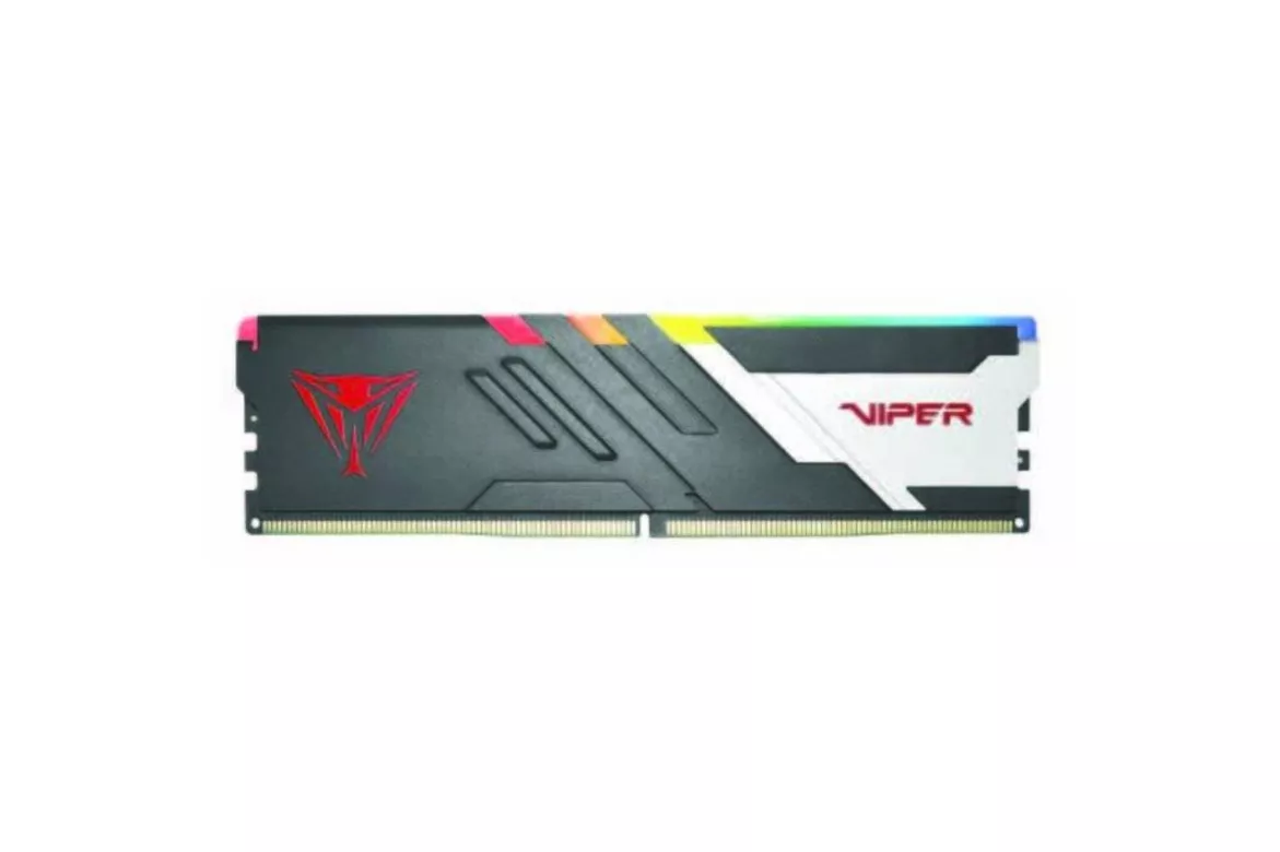Memoria RAM Patriot Viper Venom 16GB 1x16GB DDR5 5600MHz CL36 Intel XMP RGB Negro Blanco