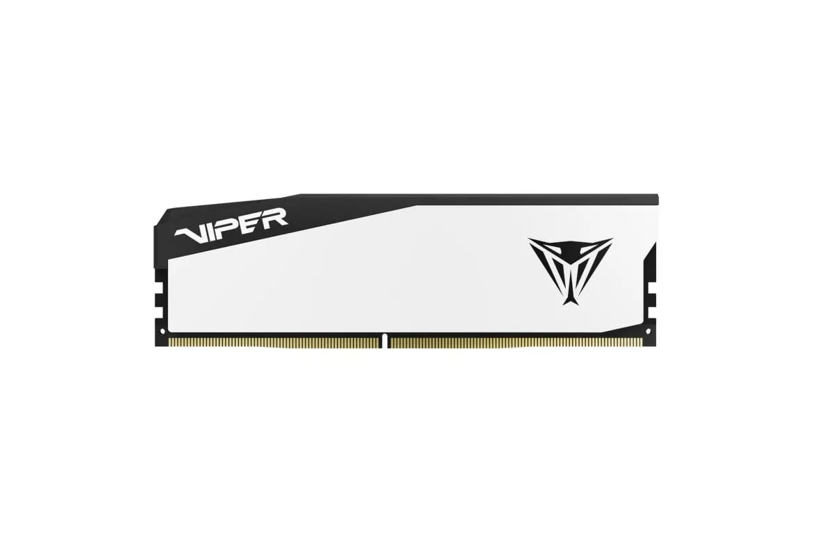 Memoria RAM Patriot Viper Elite 5 16GB 1x16GB DDR5 6000MHz CL30 Intel XMP AMD EXPO Disipador Blanco