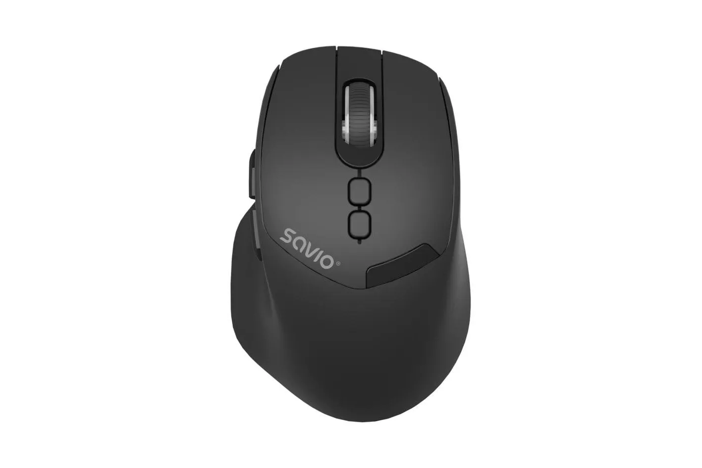 Rat&oacute;n Savio MB-06 Inal&aacute;mbrico Bluetooth 3800 DPI Negro Ambidiestro USB-C