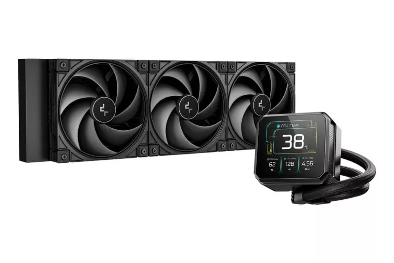 Refrigeraci&oacute;n L&iacute;quida Deepcool Spartacus 360 360mm 3 Ventiladores Pantalla LCD RGB