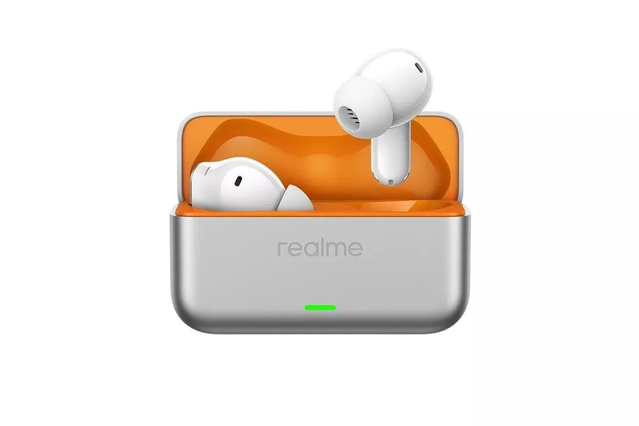 Auriculares Realme Buds T500 Pro inal&aacute;mbricos Bluetooth con Cancelaci&oacute;n de Ruido 50 dB, IP55, plata