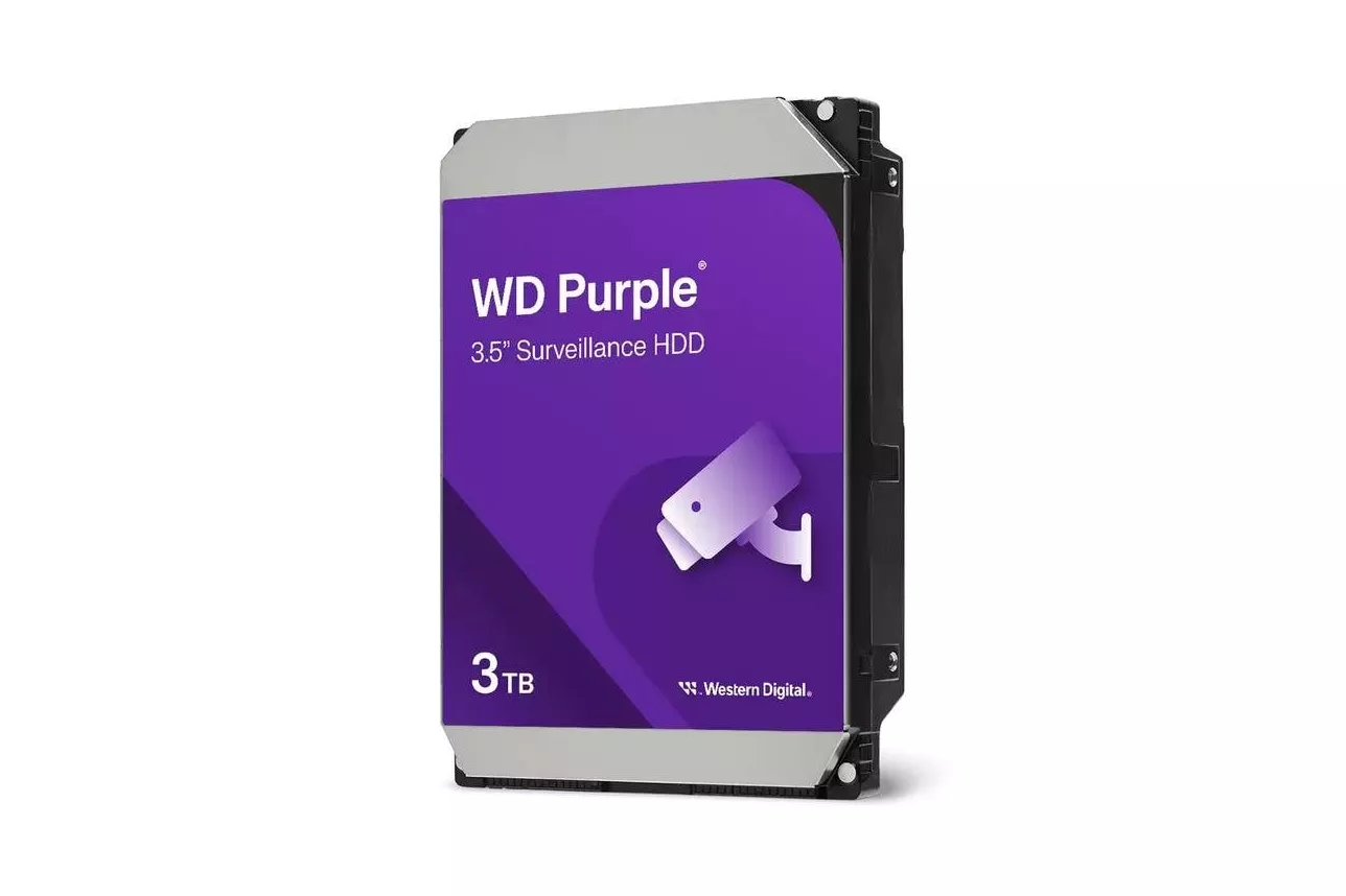 Disco Duro WD Purple WD34PURZ 3TB HDD 5400rpm SATA III 128MB CMR Vigilancia