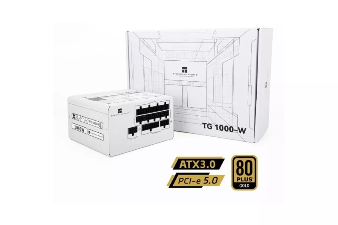 Fuente Alimentaci&oacute;n Fuente de Alimentaci&oacute;n Thermalright TG-1000-W 1000W 80 PLUS Gold modular blanca