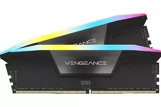 Memoria DDR5 Corsair Vengeance RGB 32GB 2x16GB 6000MHz CL38 Negro