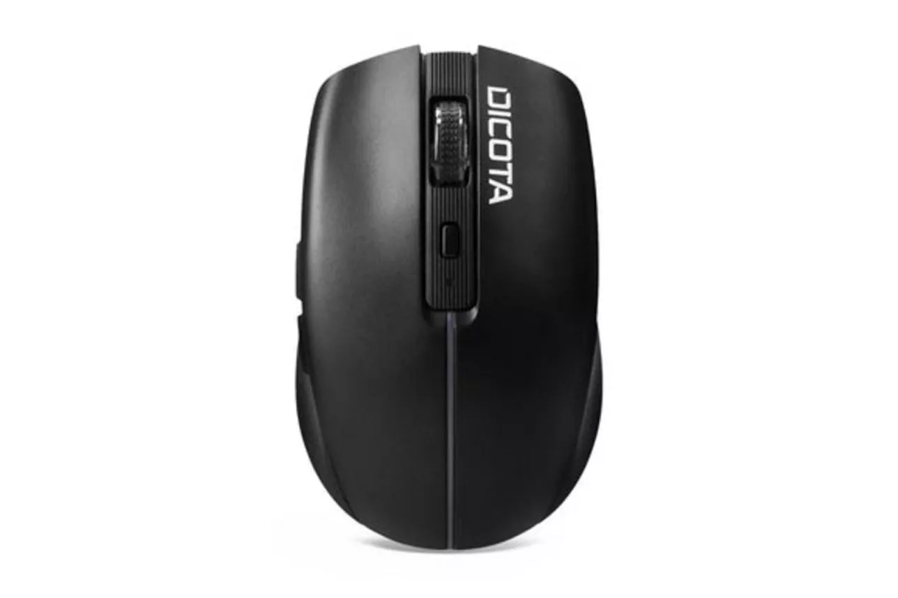 Rat&oacute;n DICOTA D32044B Inal&aacute;mbrico Bluetooth RF 1600 DPI Negro Recargable