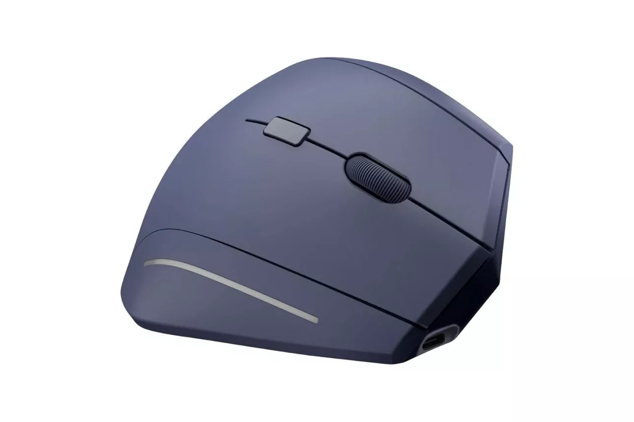 Rat&oacute;n TnB Vertical Ergon&oacute;mico Inal&aacute;mbrico Bluetooth 1600DPI Azul Recargable