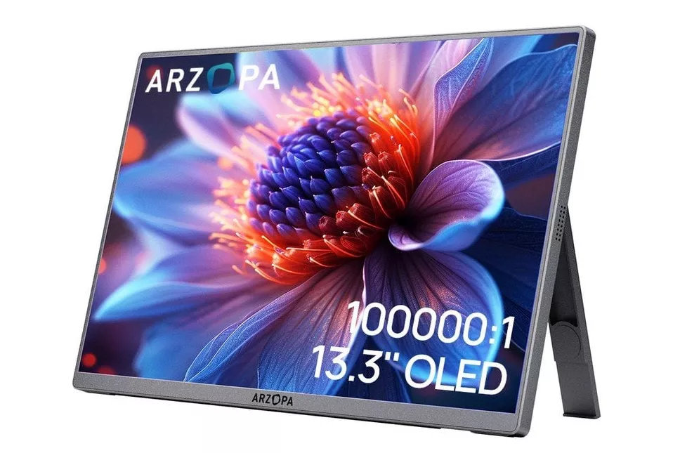 Monitor Arzopa A3C Pro 13,3" FullHD 60Hz OLED Port&aacute;til HDR10 Altavoces