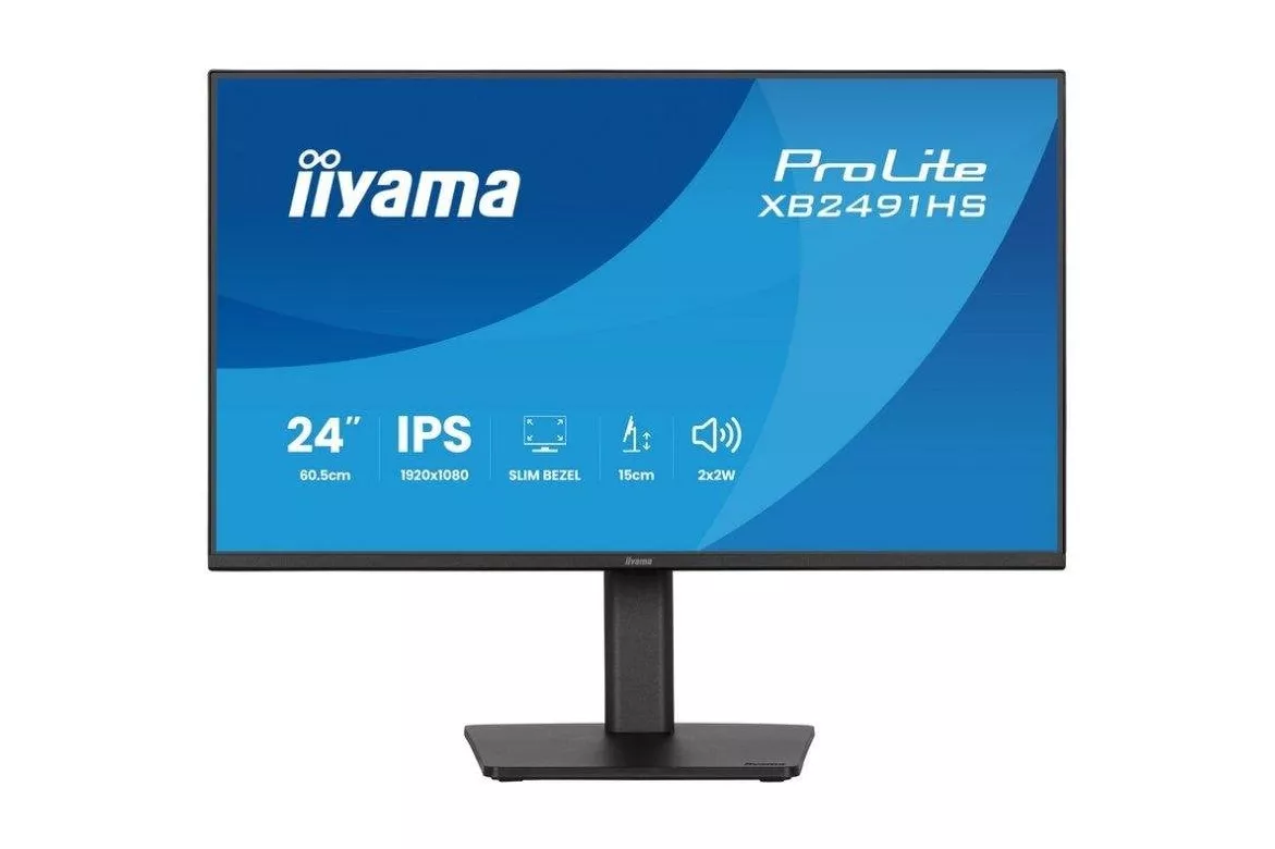 Monitor iiyama ProLite XB2491HS-B1 24" FullHD 120Hz IPS Altura Altavoces Sin Marcos